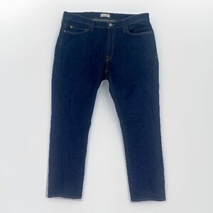 Ace Rivington Men's Athletic Fit Candiani Blue Denim Jeans - Size 36 X 34